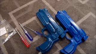 Replacing the "Magic Dog" Shell on a Sega Virtua Cop 2 Arcade Game