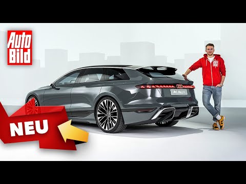 Audi A6 Avant e-tron concept (2022) | Kombi-Studie erinnert an den RS 6 | mit Jan Götze
