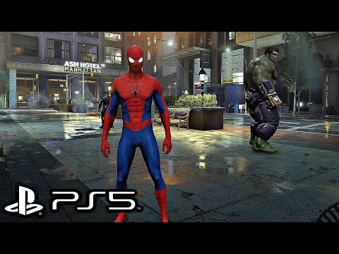 MARVEL'S AVENGERS PS5 Spider-Man Gameplay 4K 60FPS