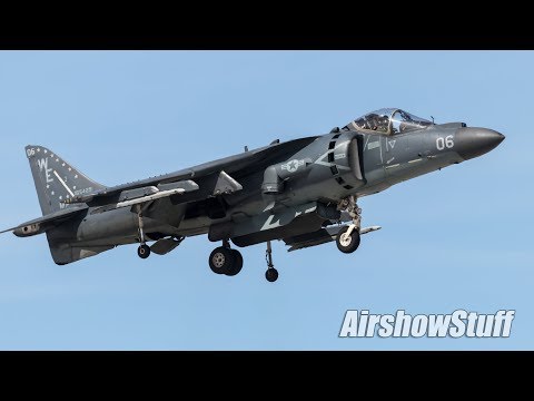 AV-8B Harrier Demonstration Practice - Yuma Airshow 2019