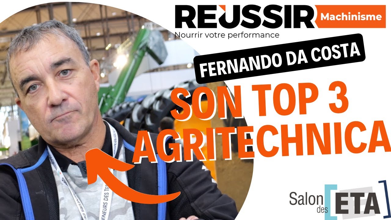 Agritechnica - Nouveautés machinisme : le top 3 de Fernando Da Costa