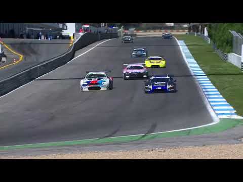 nternational GTOpen 2018 ROUND 1 PORTUGAL - Estoril Race 1 crash