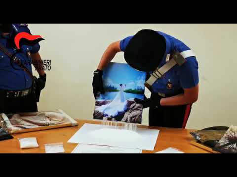 Droga nascosta nei rivestimenti di quadri e stampe: maxi-sequestro dei carabinieri di Prato