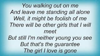 Jay Jay Johanson - The Girl I Love Is Gone Lyrics