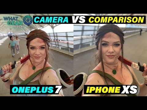 Oneplus 7 Pro vs iPhone XS Max Camera Comparison | @ London MCM Comic con 2019 Video