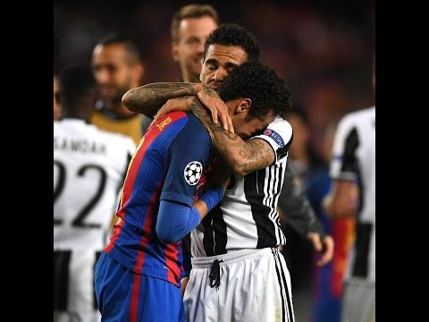 #Neymar tears and #Dani alves after knocking out of #ChampionsLeague #Barcelona #Juventus  #FCBJuve