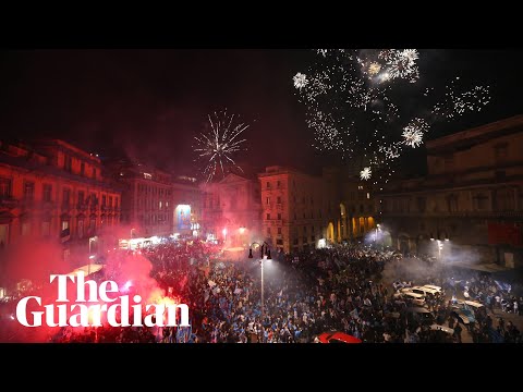 Naples erupts as local club wins first Scudetto in 33 years