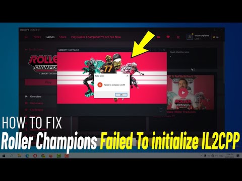 Fix Roller Champions Failed To initialize IL2CPP Error | How To Solve Roller Champions Launching