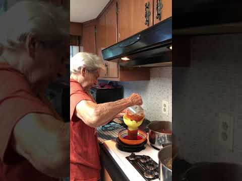 In The Kitchen With Grandma Jean's Meatless Chili Sauce/Salsa Recipe