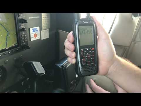 Icom A25 Aviation Radio - In-Flight PIREP