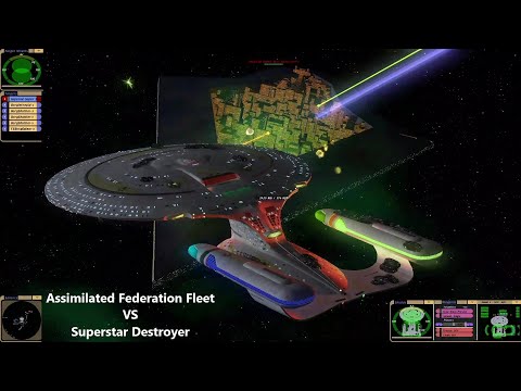 Borg Fleet VS Superstar Destroyer | Star Trek VS Star Wars | Star Trek Ship Battle | Bridge Commande