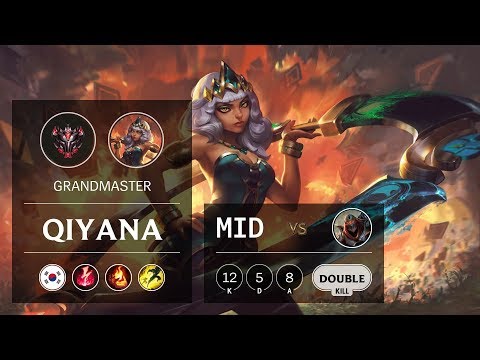 Qiyana Mid vs Zed - KR Grandmaster Patch 10.2