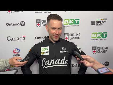 Media Scrum - Draw 2 - 2023 BKT Tires & OK Tire World Men’s Curling Championship