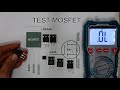 How To Test MOSFET Transistor Using Multimeter Very Easy