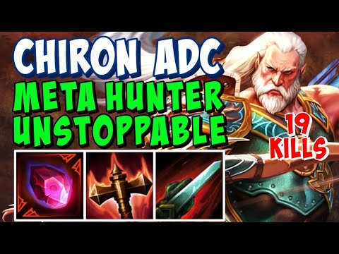 MOST OP META HUNTER CARRY CHIRON SMITE GAMEPLAY CONQUEST