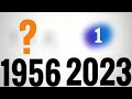 Ewolucja Loga TVE La1 1956 2023