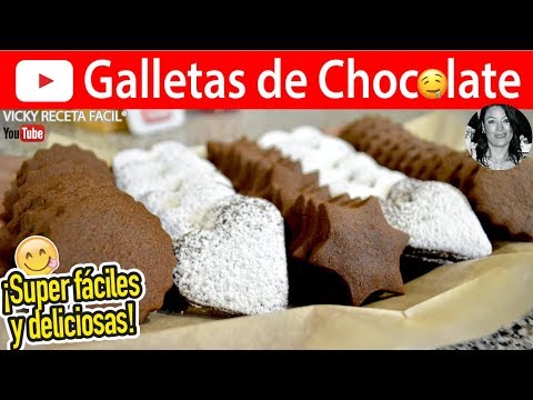 GALLETAS DE CHOCOLATE |  #VickyRecetaFacil Video