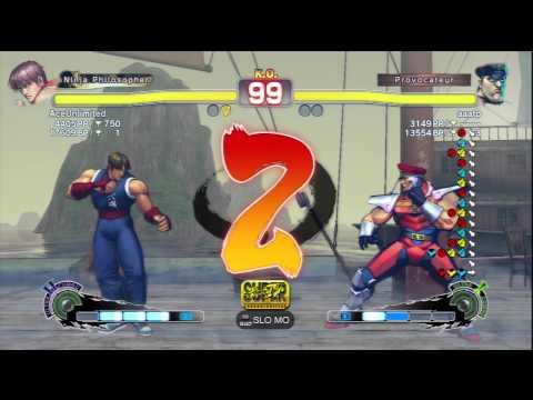 AceUnlimited (Guy) Vs aaatp (M.Bison) SSF4AE Ranked Matches - PSN