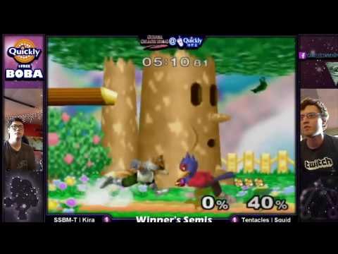 SSBM @ Quickly 5   Kira vs  Squid