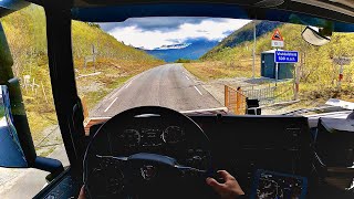 POV Driving Scania S560 - Sirpentine 10% Eresfjord, Eidsvag Rv.660-62