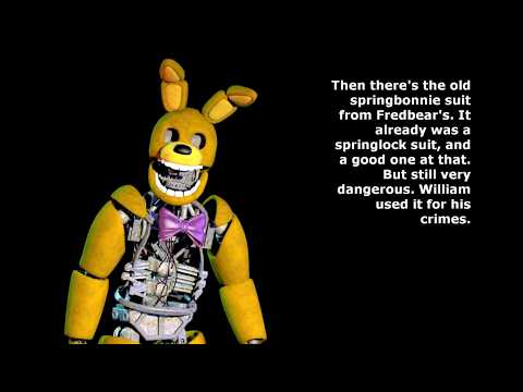 the fnaf movie springlock suits explained