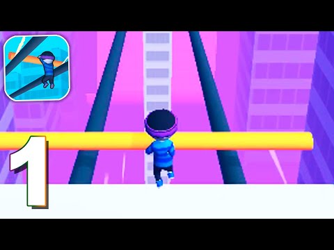 Roof Rails (by VOODOO) Gameplay Walkthrough 1-15 Levels (Android) - YouTube