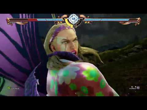 Butterfly Siegfried and Mitsurugi vs Geralt - Soul Calibur 6 ranked (2019/3/11)