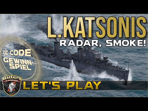 L.KATSONIS [T9 DD] & CC Kisten Giveaway - Die neuen Europäer werden stark! - World of Warships