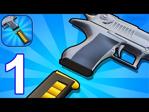 Reload Rush - Gameplay Walkthrough Part 1 Gun Head Merge Shooting Run (iOS, Android)