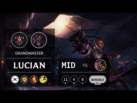 Lucian Mid vs Twisted Fate - KR Grandmaster Patch 9.12