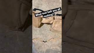 Tool belts. #toolbelt #kunys #milwaukee #dewalt