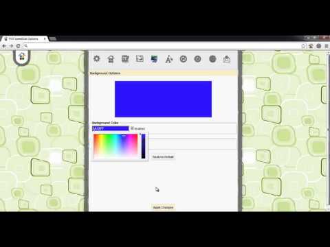 Chrome - How to change background color