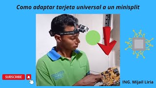 ✅ Como Instalar o adaptar TARJETA UNIVERSAL de aire acondicionado de manera fácil en la practica