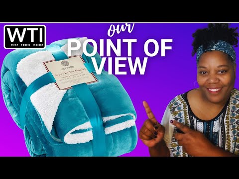 Genteele Sherpa Throw Blanket - WTI product video review