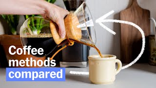 French Press vs AeroPress vs Pour-over and More: Coffee Methods Compared