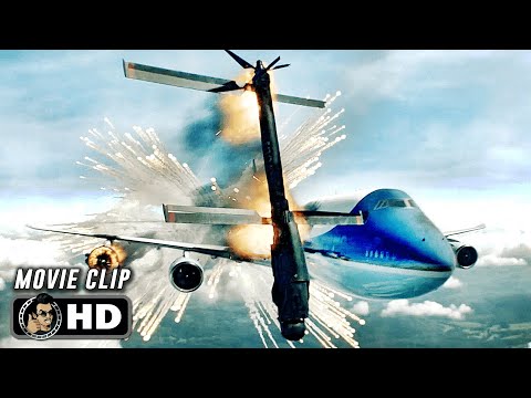Air Force One Terrorist Attack Scene | HEADS OF STATE (2025) Movie CLIP HD