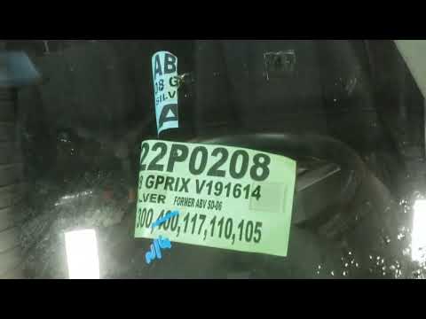 FOR SALE - 22P0208 - 2008 PONTIAC GRAND PRIX - 3.8L ENGINE