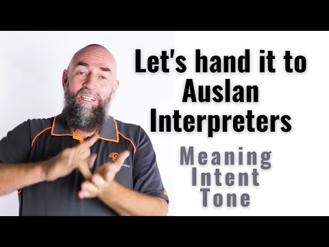 How to Sign Auslan Interpreter Australia in Auslan