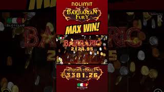 BIG WIN su BARBARIAN FURY di NOLIMIT CITY |🎰SLOT CLUB ITALIA