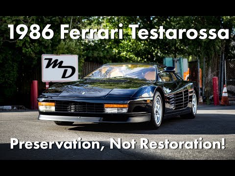 Ferrari Testarossa (1986) Preservation, Not Restoration!