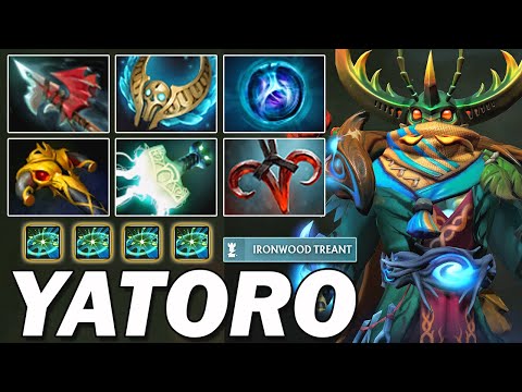 Yatoro - Nature's Prophet Top Carry Map Control Kills | 7.38 - Dota 2 IMMORTAL RANK!