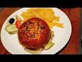 Mouthwatering Gourmet Chicken Burger Parsi Mutton Curry Biryani SilverLeafBistro Ahmedabad