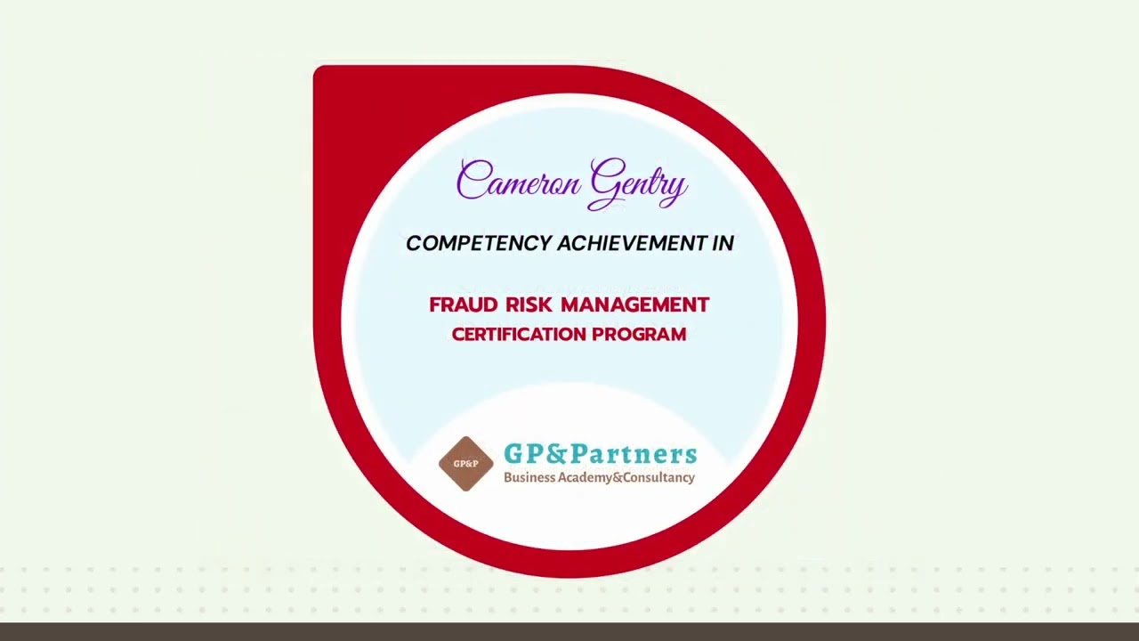 Fraud Risk Management Certificate Program