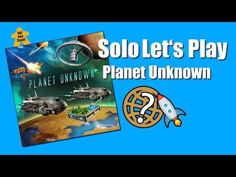 Solo Let's Play 🎲 Planet Unknown | Auf den Tisch!