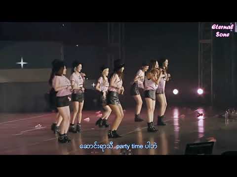 Girls' Generation - Party (Winter Ver.) myanmar sub