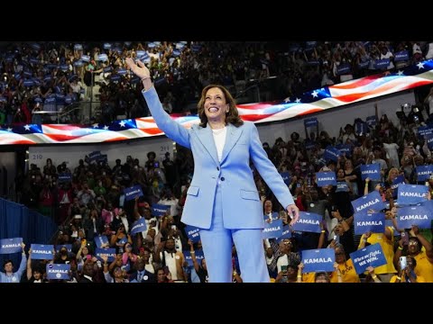 Knapper Vorsprung: Harris überholt Trump in Umfrage