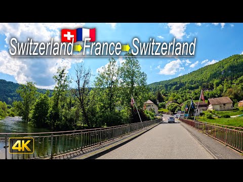 The Hidden Path to Saint-Ursanne | A Scenic Drive through the Swiss-French Jura Mountains