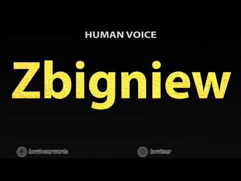 How To Pronounce Zbigniew