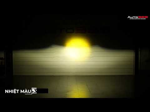 Ánh sáng bi gầm X-Light F10 Turbo trên bảng canh đèn