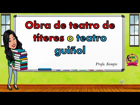 Puppet theater work the guiñol theater